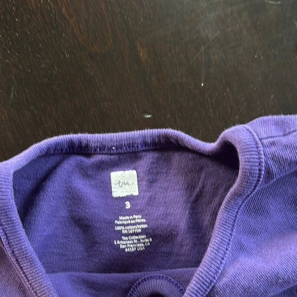 Tea Collection Purple Knit Long Sleeve Tee - Picture 2 of 2